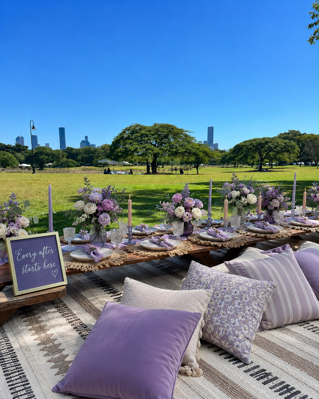 New Farm Park picnic location in Brisbane